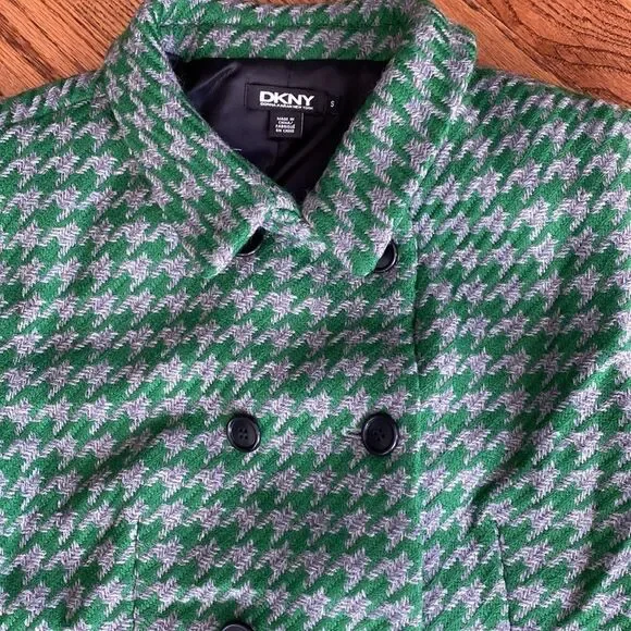 DKNY vintage houndstooth jacket  - Picture 2 of 4